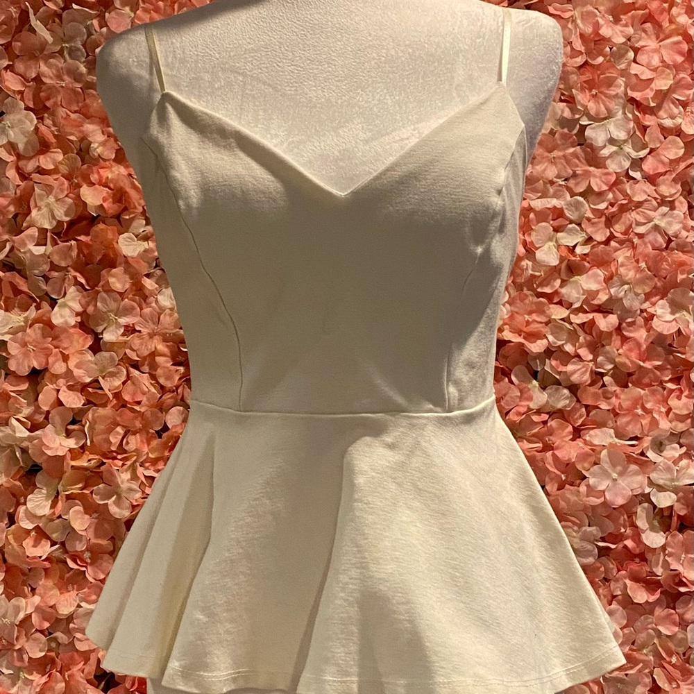 Mikey & Joey Peplum tank top